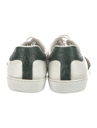 Gucci Leather Striped Sneakers