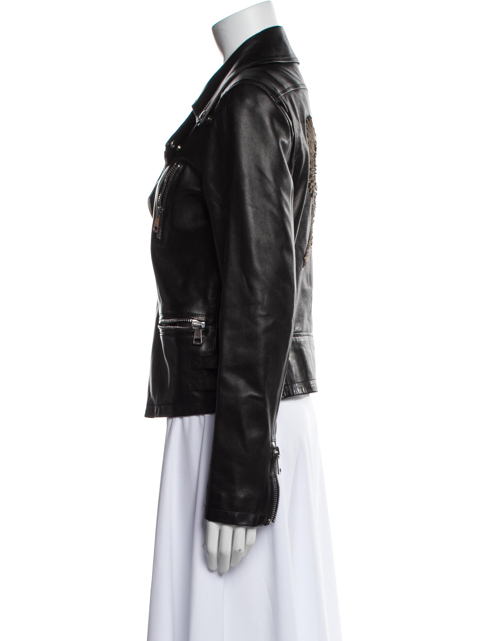 Gucci Leather Biker Jacket