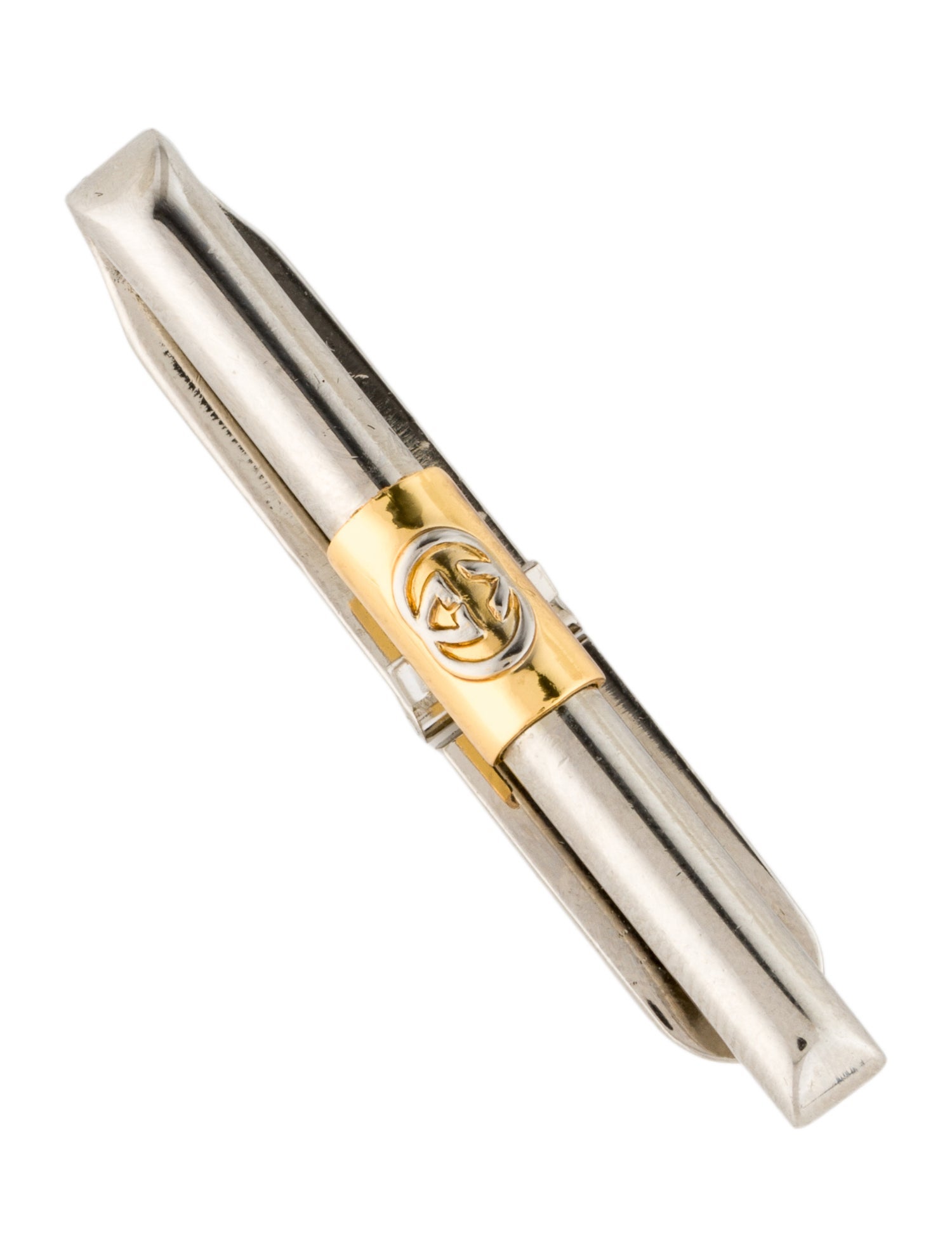 Gucci Interlocking GG Tie Clip