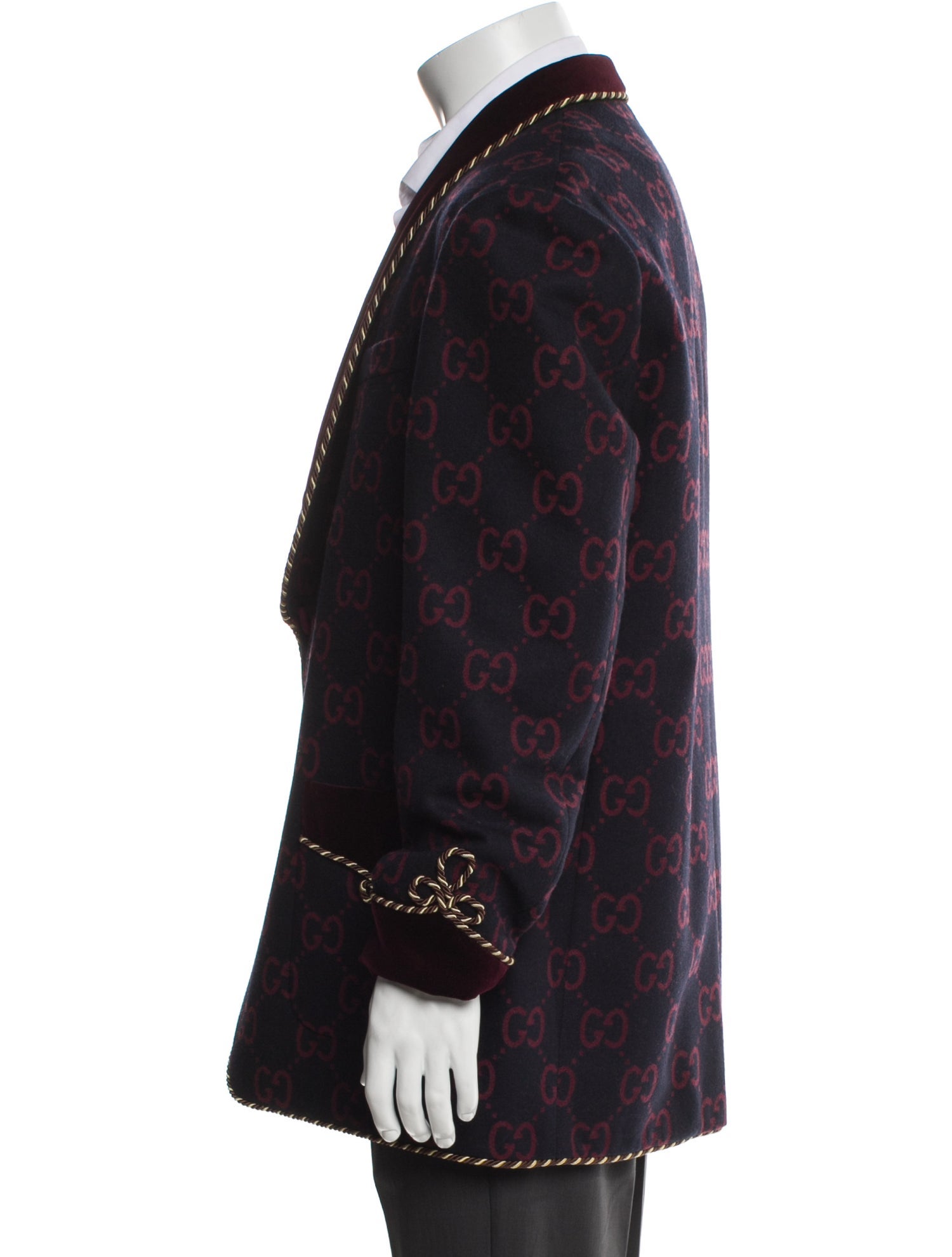 Gucci Jumbo GG Wool Blazer