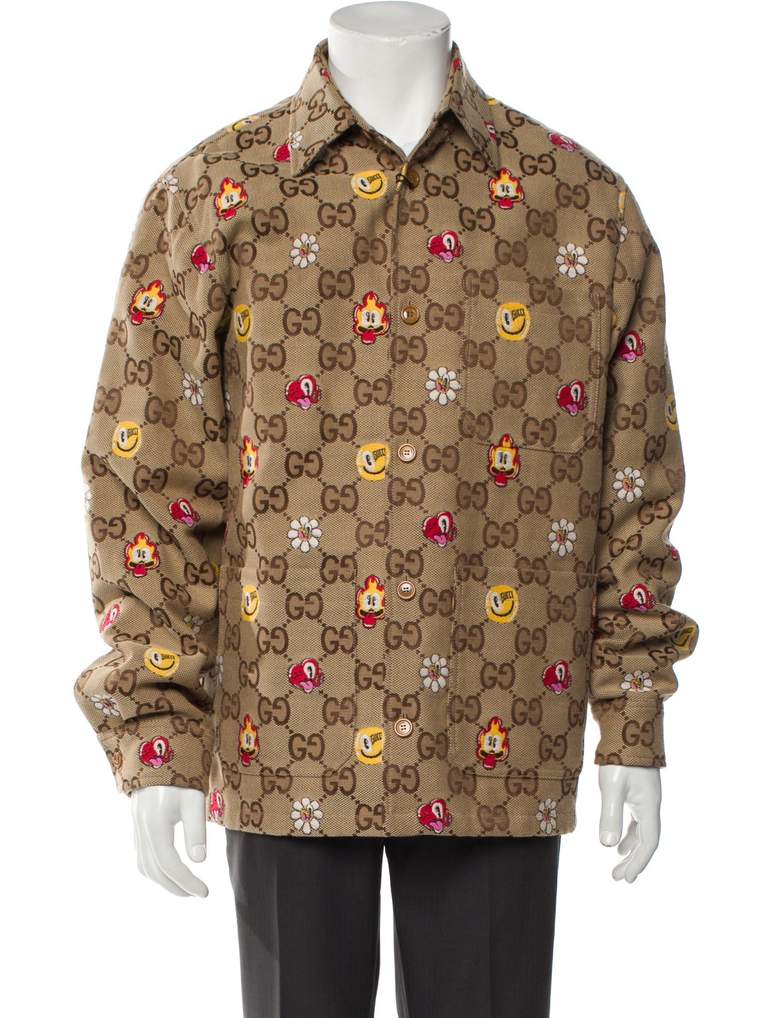 Gucci Gucci Maxi GG Canvas Jacket GG Supreme Trucker Jacket w/ Tags