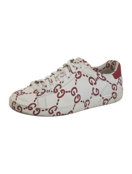 Gucci GG Logo Leather Sneakers