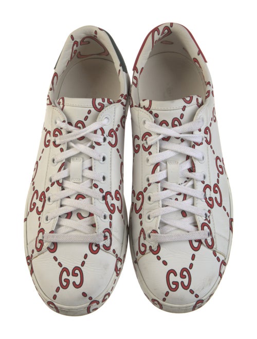 Gucci GG Logo Leather Sneakers