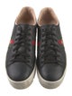 Gucci Web Accent Leather Sneakers