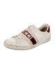 Gucci Web Accent Leather Sneakers