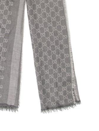 Gucci Wool GG Logo Scarf