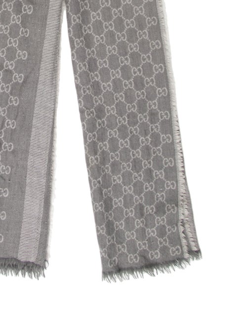 Gucci Wool GG Logo Scarf
