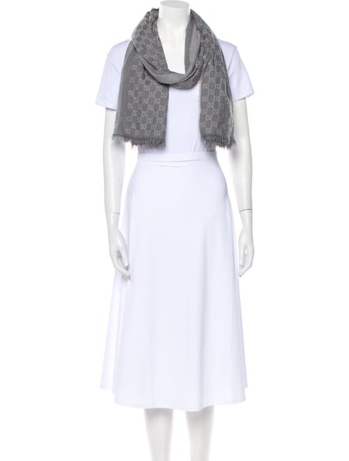 Gucci Wool GG Logo Scarf