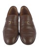 Gucci Interlocking G Logo Leather Dress Loafers