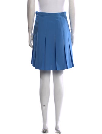 Gucci Pleated Accents Knee-Length Skirt