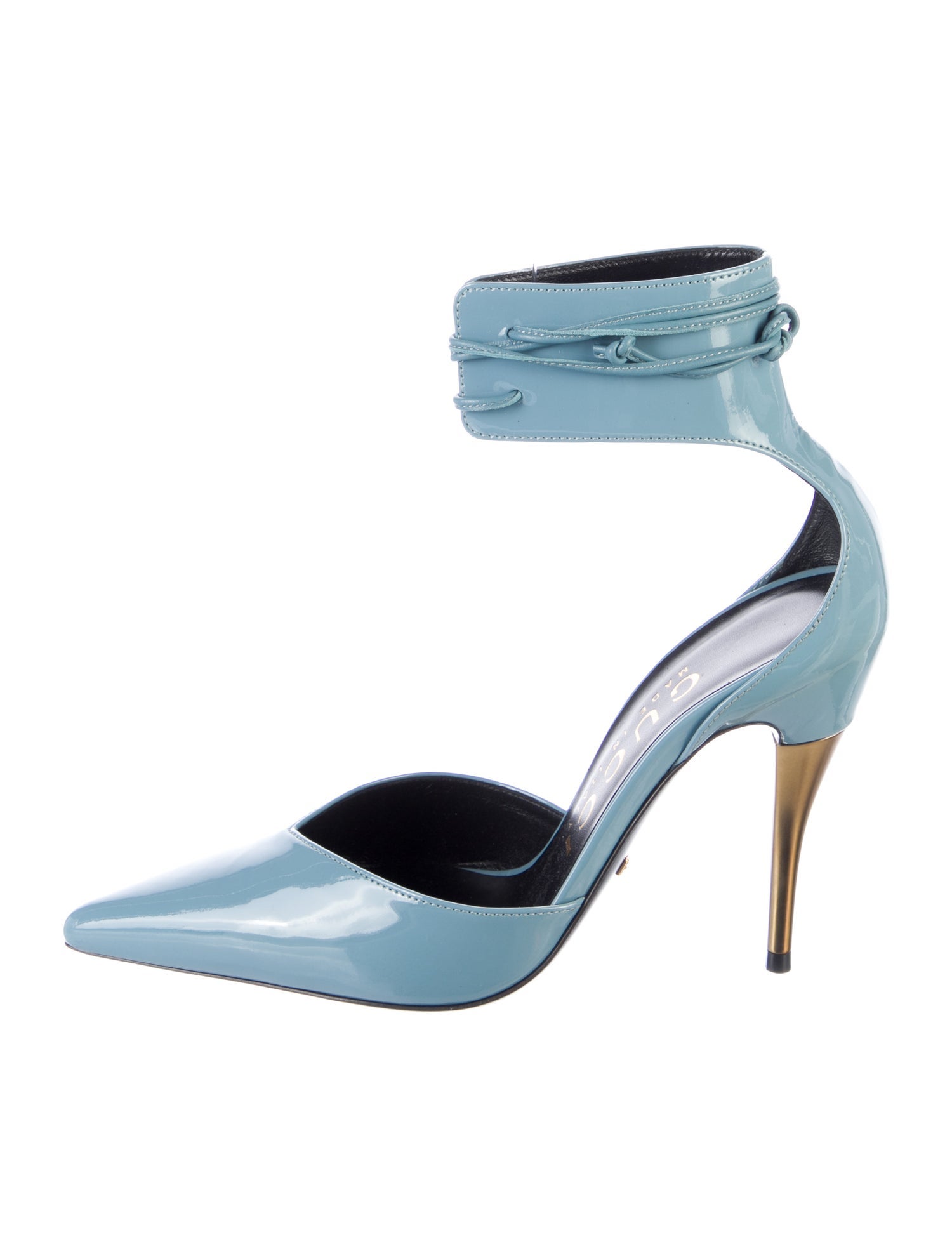 Gucci Patent Leather D'Orsay Pumps