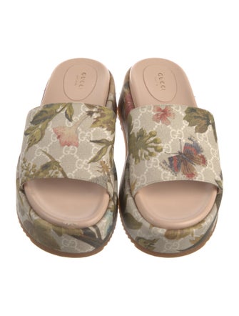 Gucci Tian Print Slides