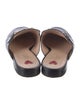 Gucci Web Accent Leather Mules