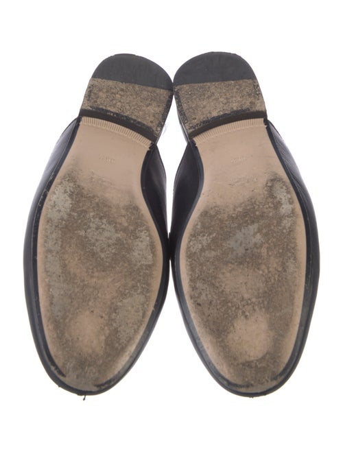 Gucci Web Accent Leather Mules