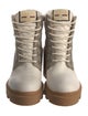 Gucci GG Supreme Leather Combat Boots