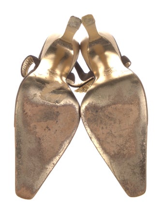 Gucci Leather Slingback Pumps