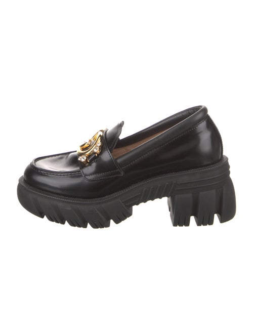 Gucci Double G Logo Patent Leather Pumps