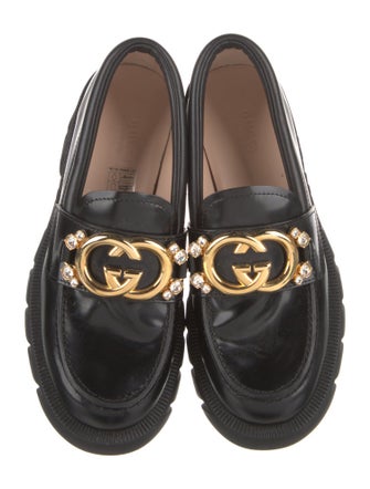 Gucci Double G Logo Patent Leather Pumps