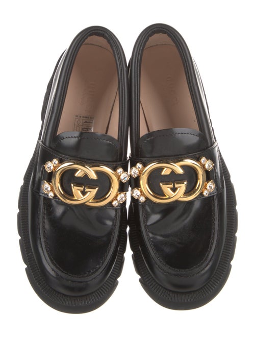 Gucci Double G Logo Patent Leather Pumps