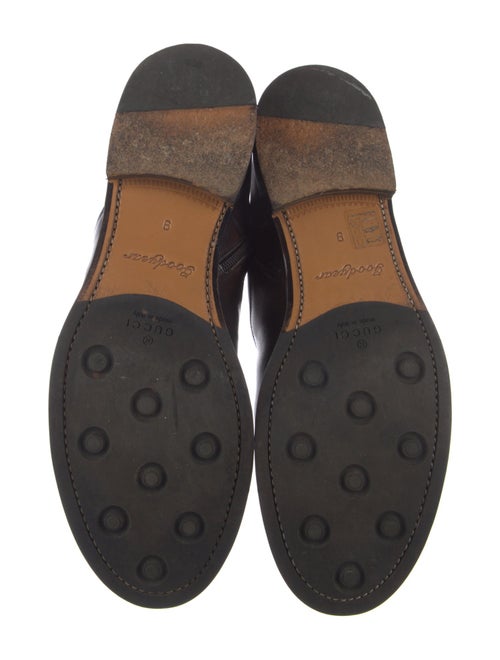 Gucci Leather Lace-Up Boots
