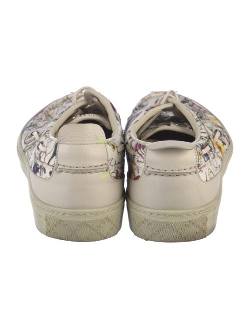 Gucci Canvas Floral Print Sneakers