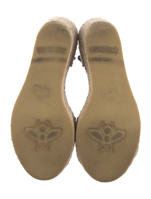 Gucci Web Accent Canvas Espadrilles