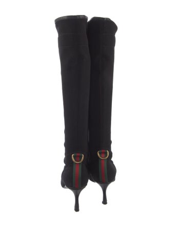 Gucci Canvas Boots