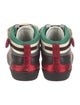 Gucci Web Accent Leather Sneakers