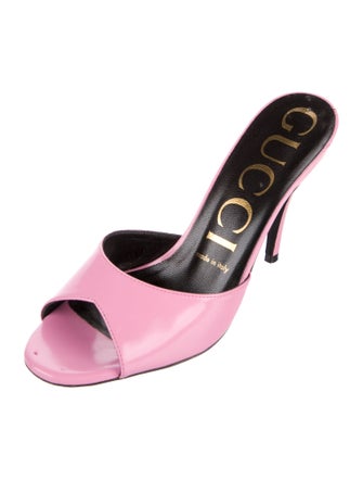 Gucci Leather Slides