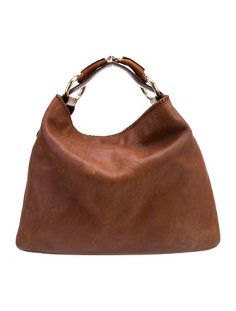 Gucci Leather Horsebit Chain Large