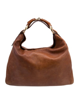 Gucci Leather Horsebit Chain Large