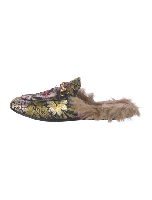 Gucci Horsebit Accent Jacquard Mules