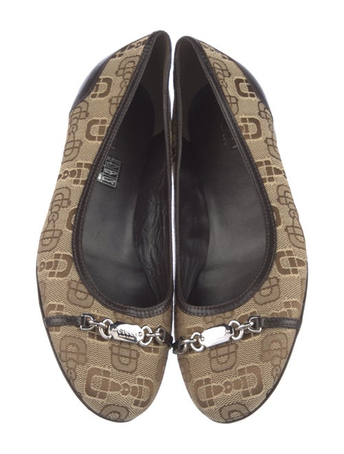 Gucci GG Canvas Canvas Ballet Flats