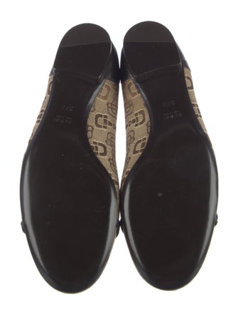 Gucci GG Canvas Canvas Ballet Flats