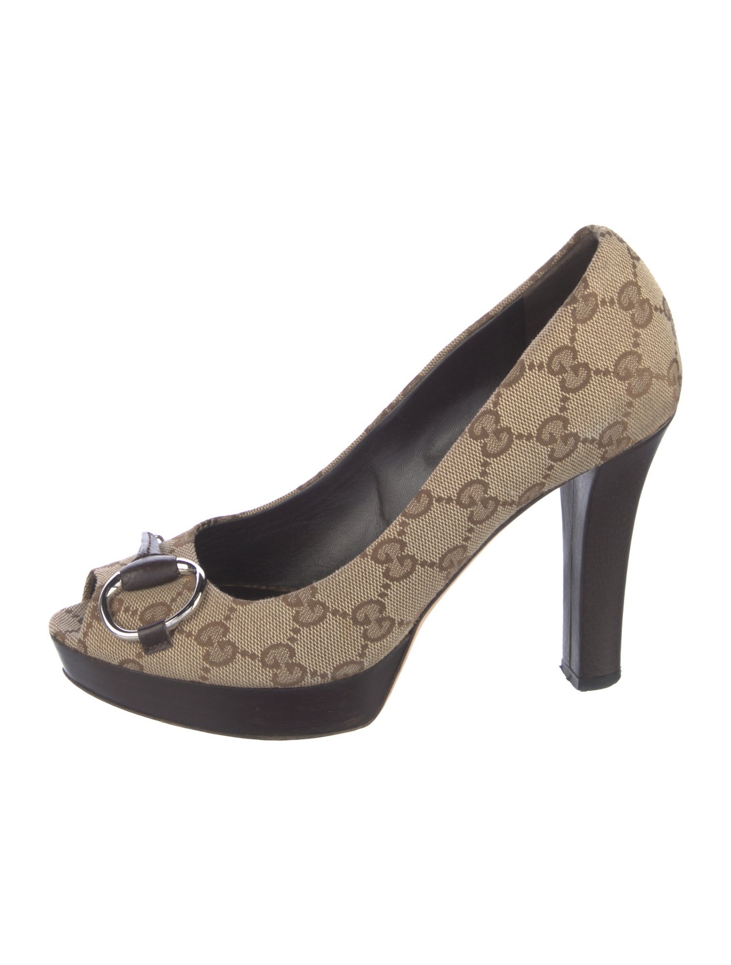 Gucci GG Canvas Canvas Pumps