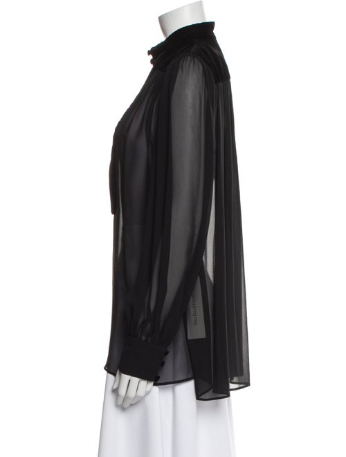 Gucci Silk V-Neck Blouse