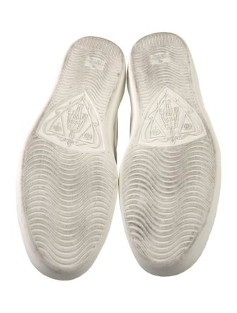 Gucci Leather Graphic Print Sneakers