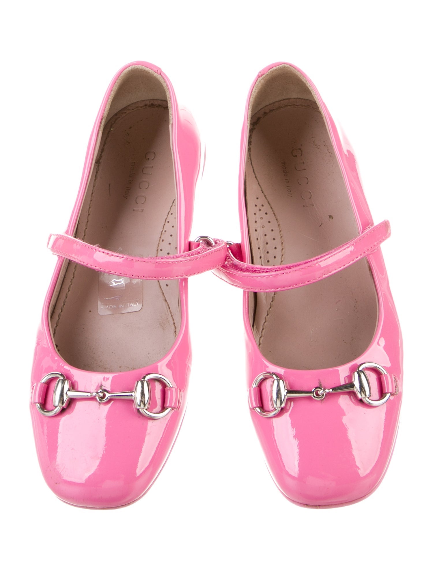 Gucci Girls' Patent Leather Ballet Flats