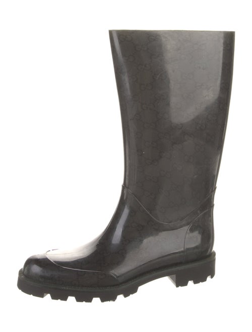 Gucci Running GG Logo Rubber Rain Boots