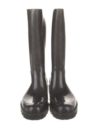 Gucci Running GG Logo Rubber Rain Boots