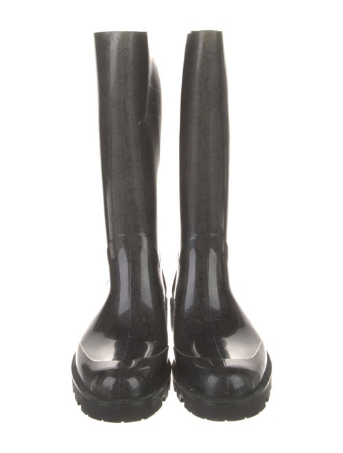 Gucci Running GG Logo Rubber Rain Boots
