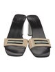 Gucci Patent Leather Colorblock Pattern Slides