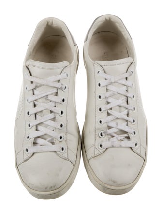 Gucci Interlocking G Logo Leather Sneakers