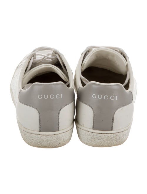 Gucci Interlocking G Logo Leather Sneakers