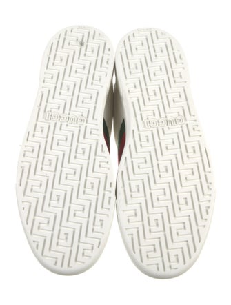 Gucci Leather Animal Print Sneakers