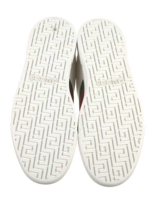 Gucci Leather Animal Print Sneakers