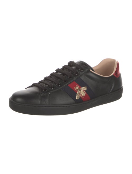 Gucci Leather Printed Sneakers