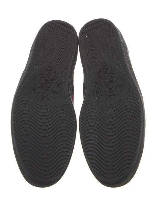 Gucci Leather Printed Sneakers