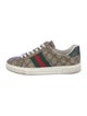 Gucci GG Supreme Leather Trim Embellishment Sneakers