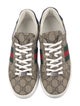 Gucci GG Supreme Leather Trim Embellishment Sneakers